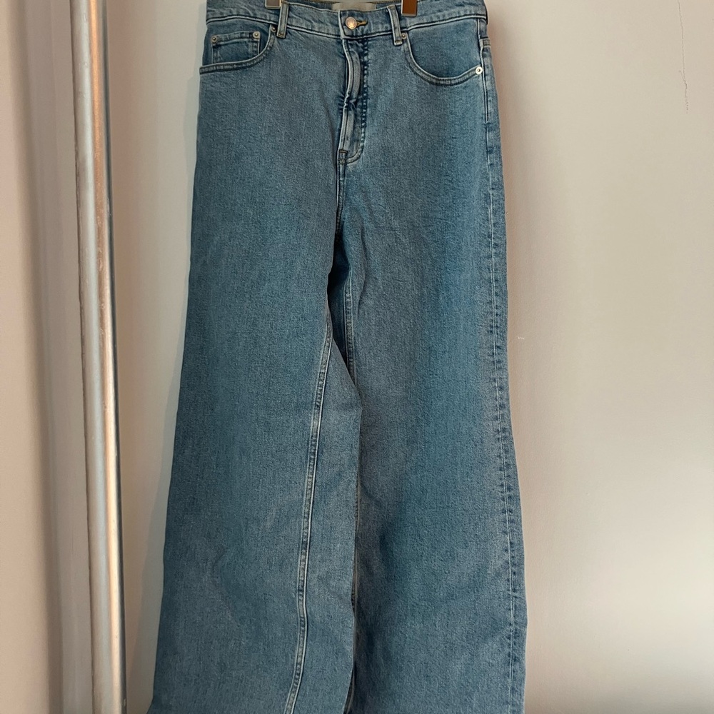 Everlane Way High Sailor Jeans - Shallow Beach